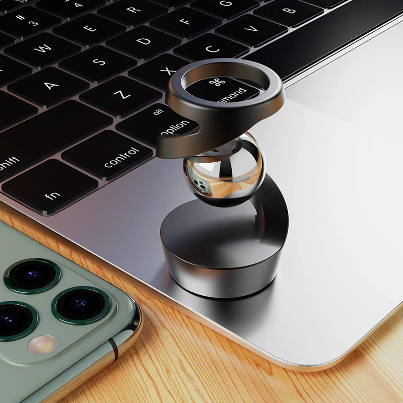 Rotating Gyroscope Air Freshener for Desk and Car - Solar Powered