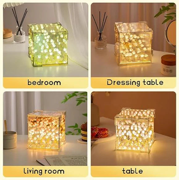 Infinity Cube Tulip Lamp