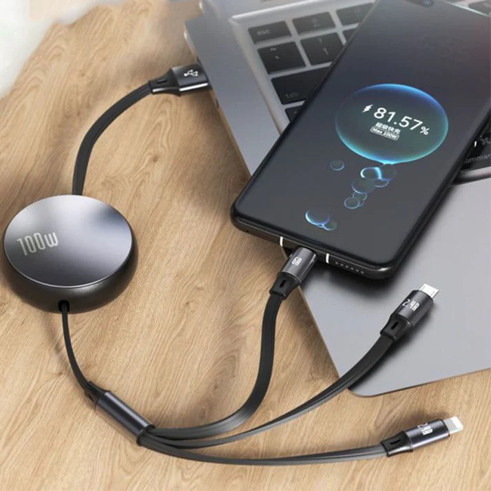 New 3 in 1 multi charging cable for car