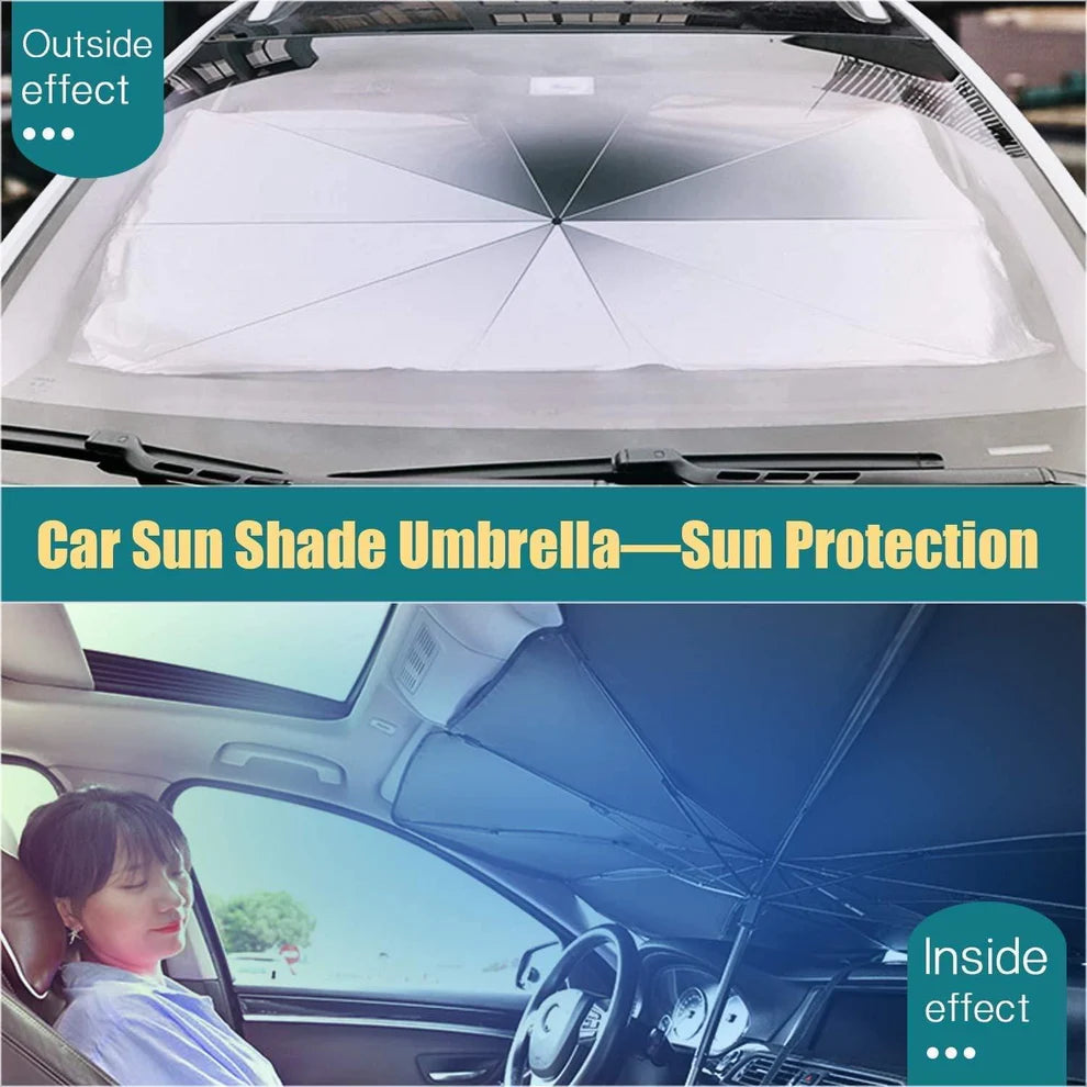 Foldable Car Windshield Sun Shade Umbrella