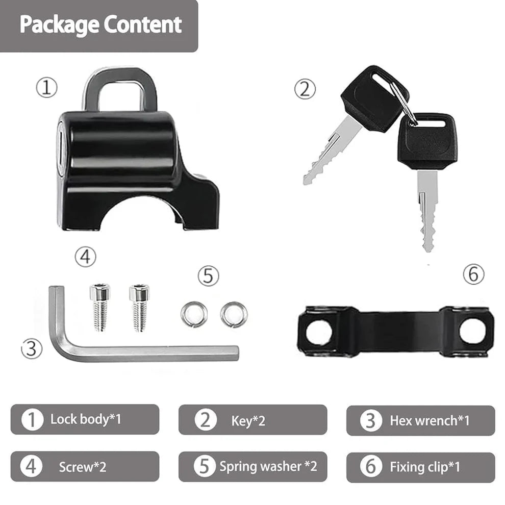 Helmet Secure Ride Lock