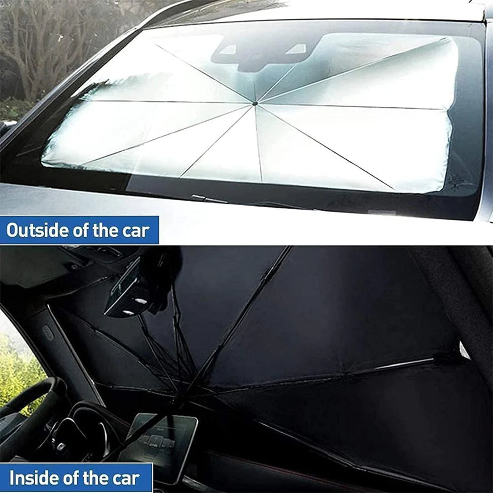 Foldable Car Windshield Sun Shade Umbrella