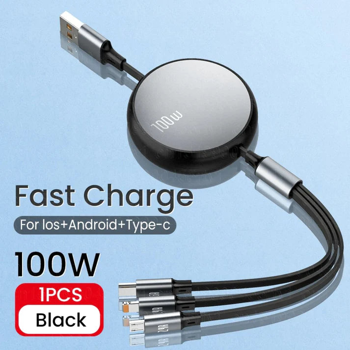 New 3 in 1 multi charging cable for car