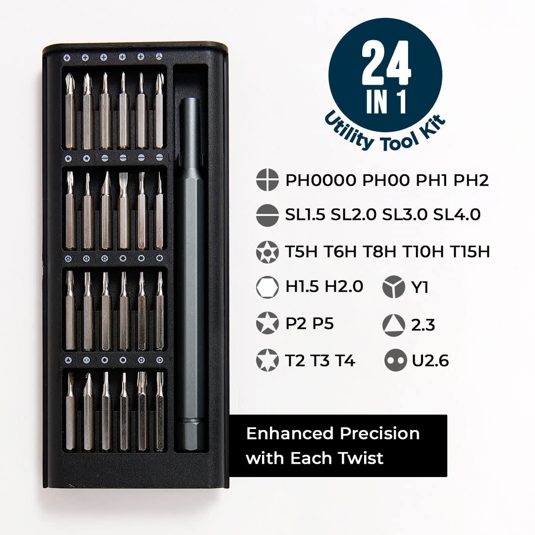 24 in 1 Portable Precision Screwdriver Kit