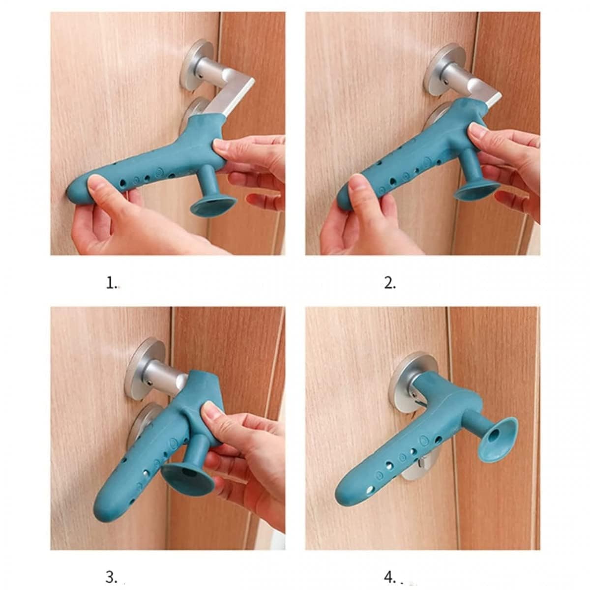 Anti collision silicone door handle protective cover