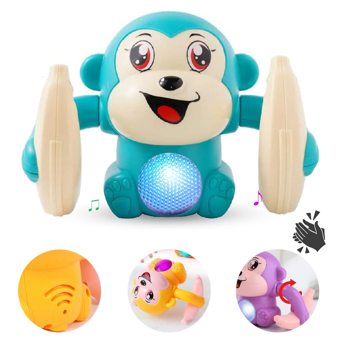 Tumble Monkey Toys Voice Control with Musical Toy