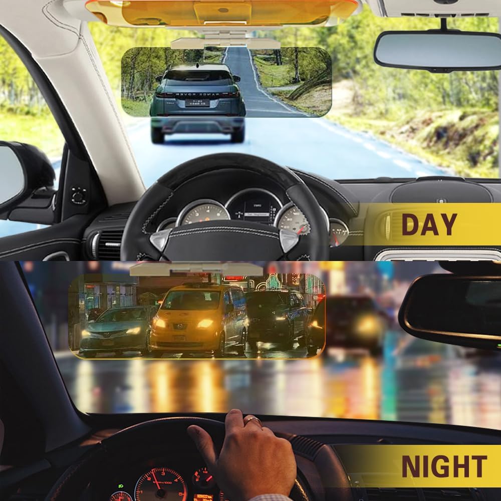 2 in 1 Anti Glare Polarized Car Sun Visor