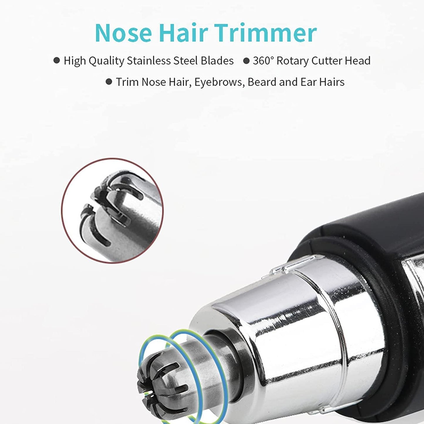 3 in 1 Electric Nose Hair Trimmer for Men & Women