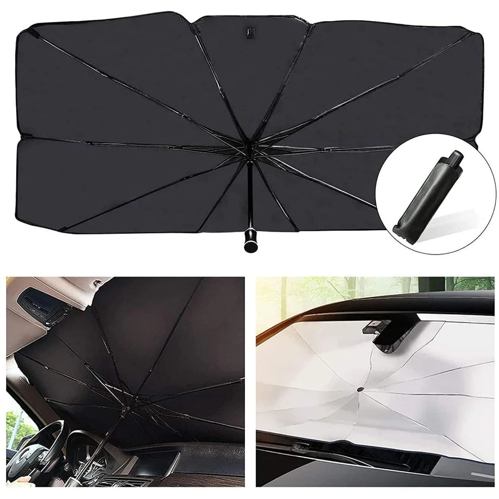 Foldable Car Windshield Sun Shade Umbrella