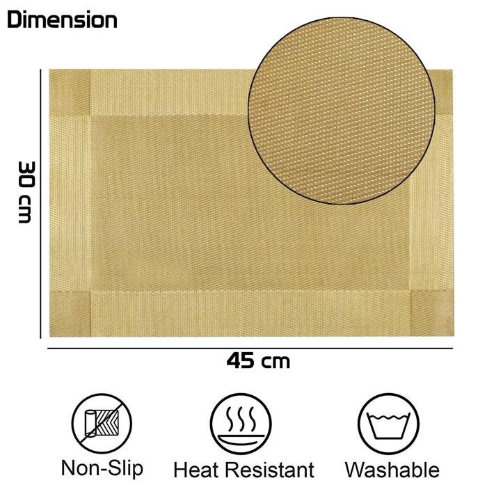 Dining Table Heat Resistant Placemats