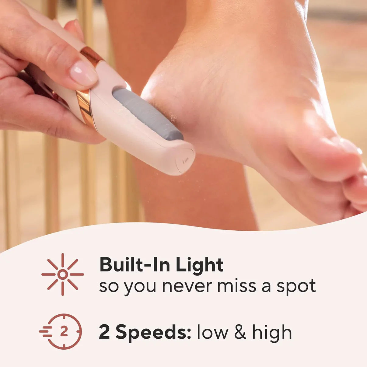 Flawless Rechargeable Electronic Pedicure Tool