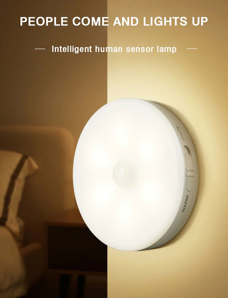 Rechargeable Automatic Motion Sensor Light