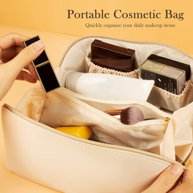 PU Leather Waterproof Travel Cosmetic Bag