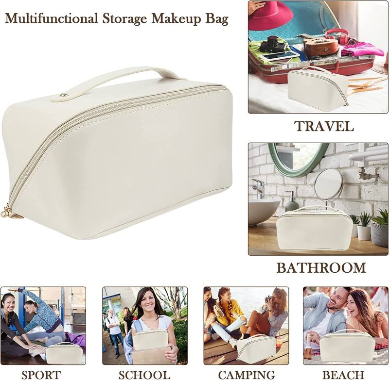 PU Leather Waterproof Travel Cosmetic Bag