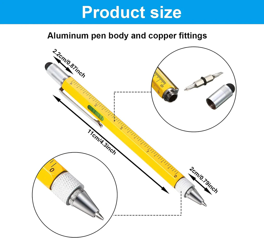 6 in 1 Multipurpose Tool Pen